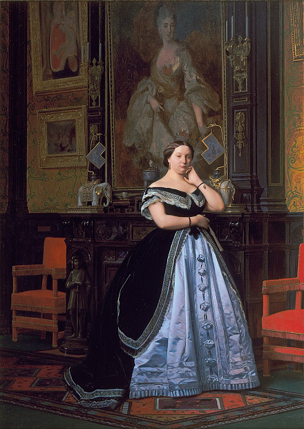 Charlotte James de Rothschild - par Jean-Lon Grme- huile 49,6 x 35,8 cm - 1866